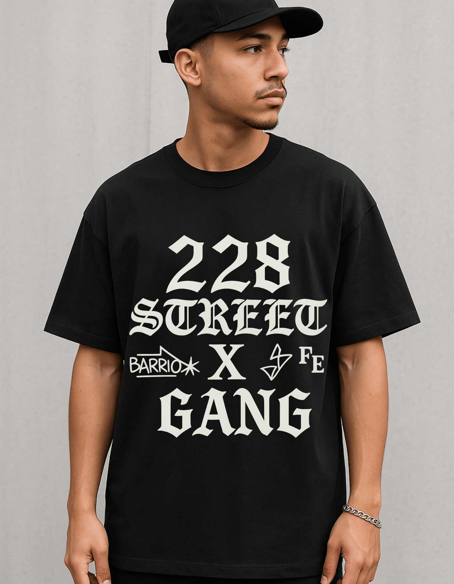Playera Oversize 228 Gang By HS