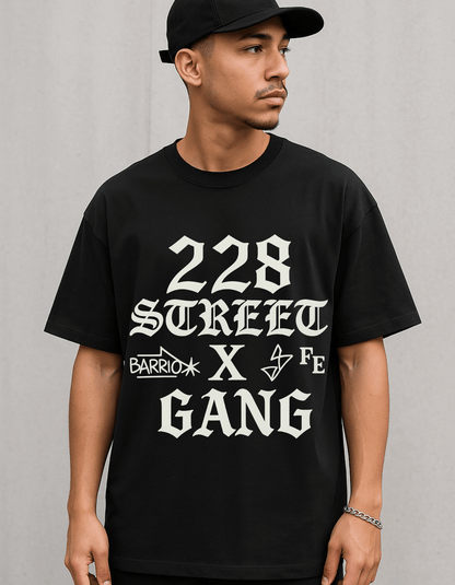 Playera Oversize 228 Gang By HS