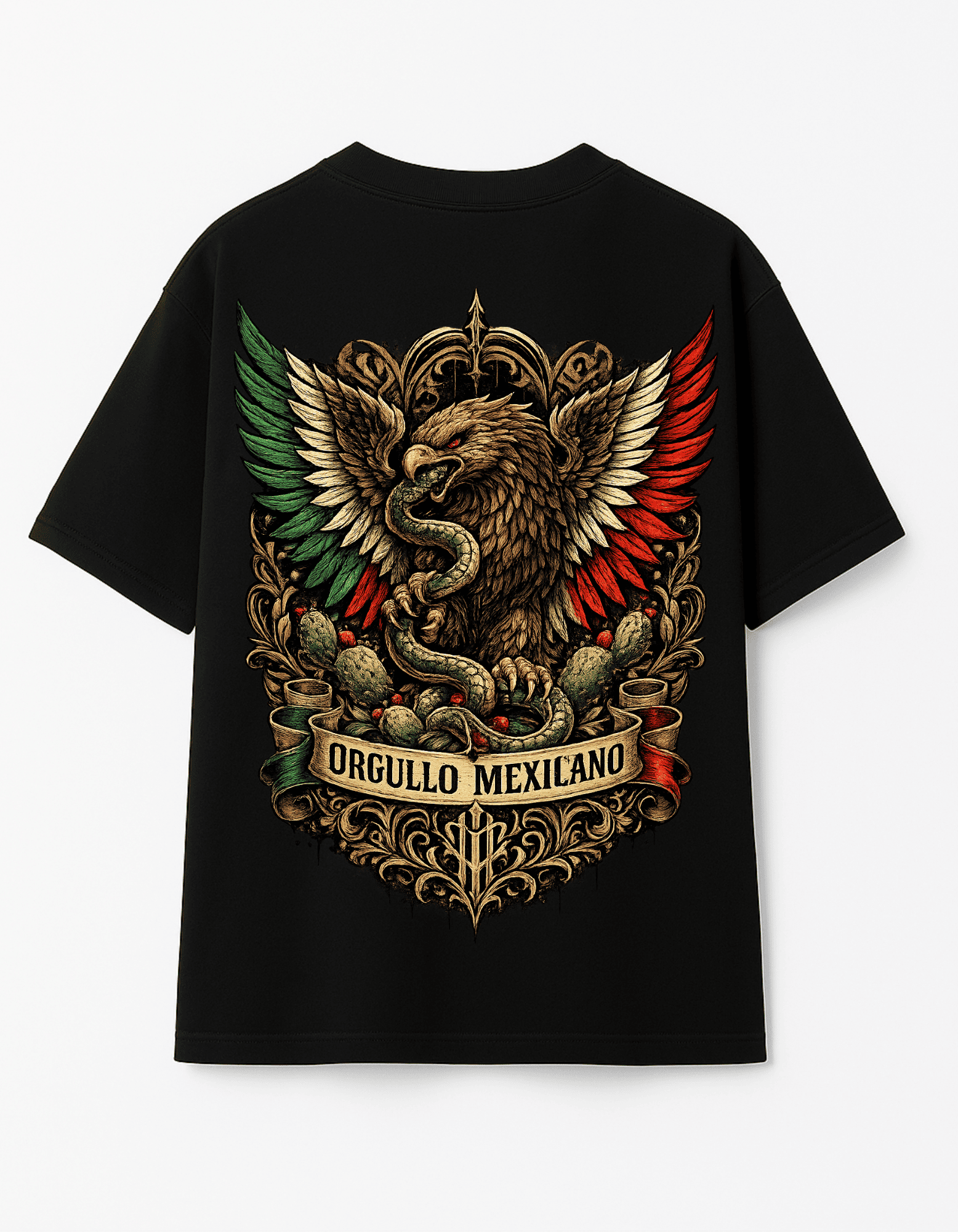 Playera Over Size Orgullo Mexicano