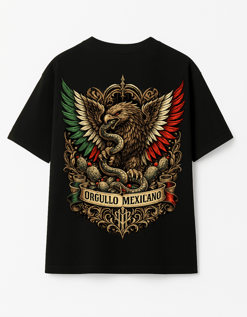 Playera Over Size Orgullo Mexicano