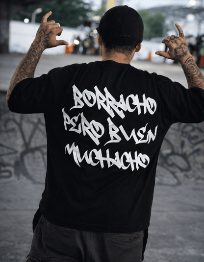 Playera Oversize Borracho Pero Buen Muchacho By HS