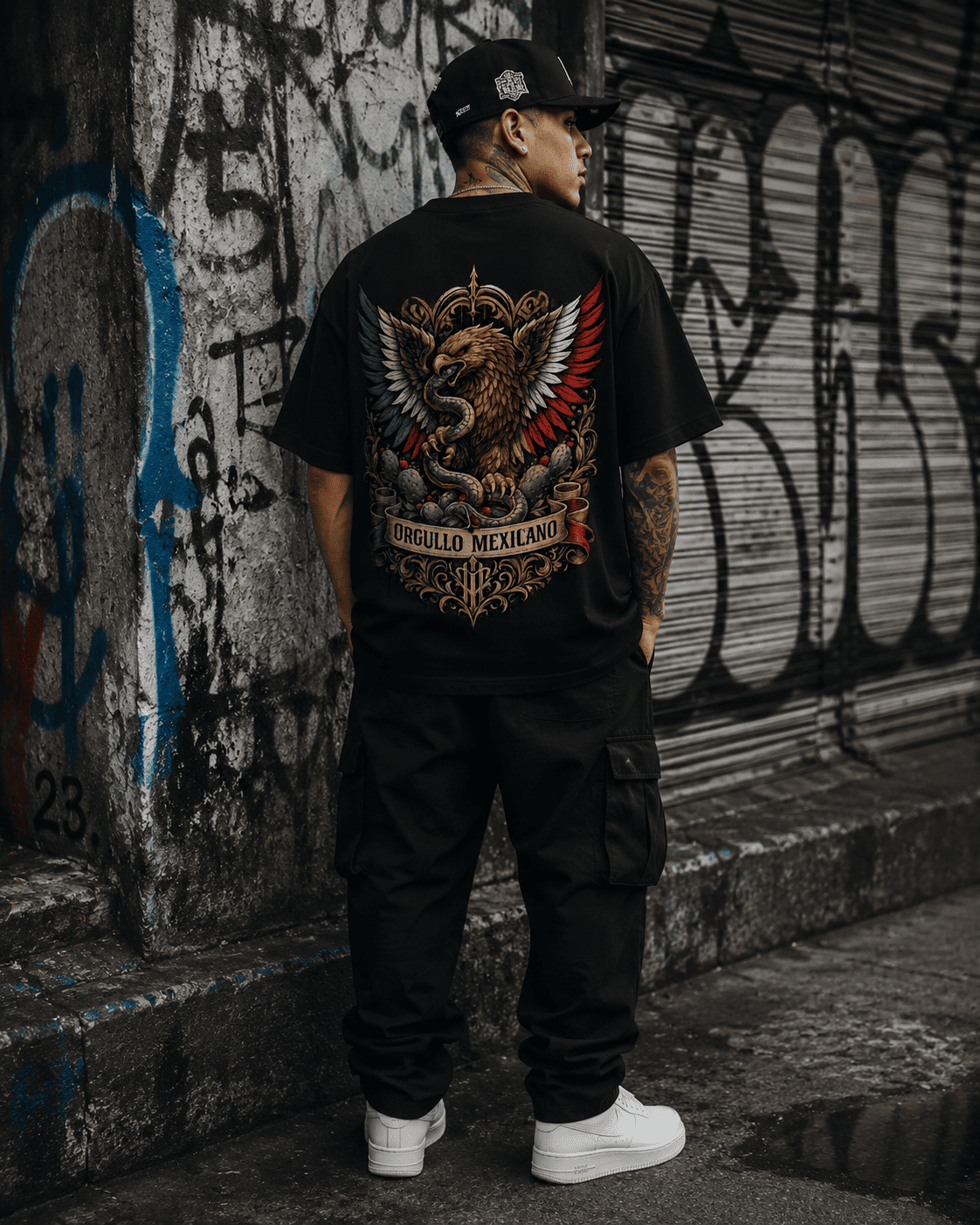 Playera Over Size Orgullo Mexicano